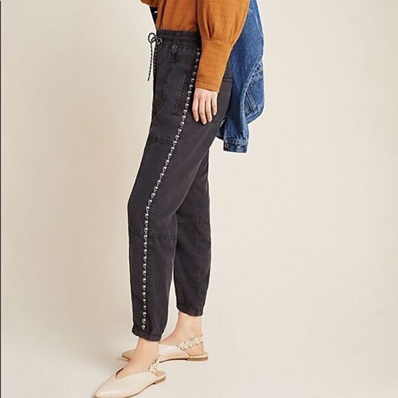 Anthropologie Byron Seamed Soft Utility Joggers Size XS - Picture 2 of 15
